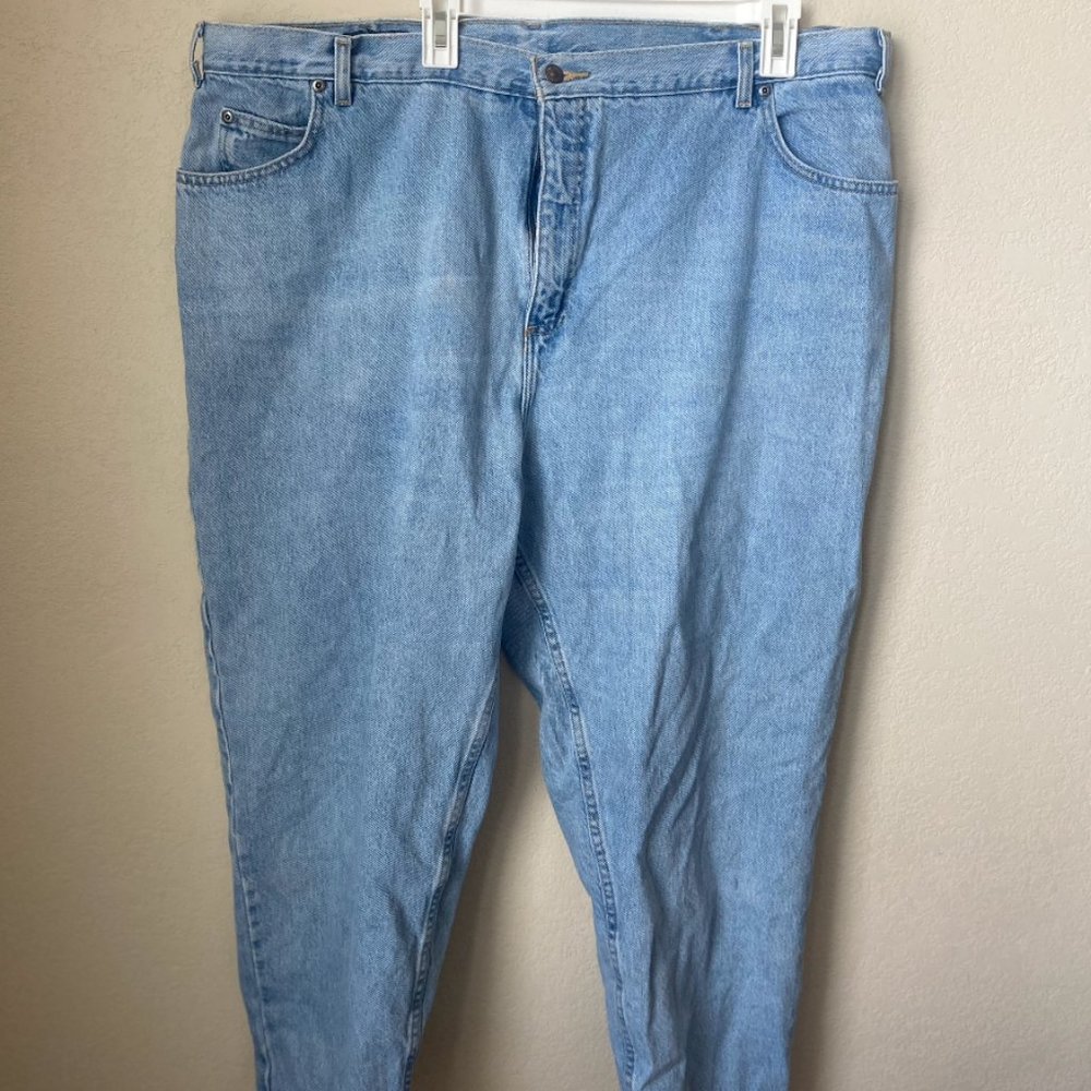 Vintage Lands End High-Waisted Mom Jeans, Size 22